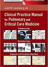 Manual for Pulmonary and Critical Care Medicine, 1e (Original Publisher PDF)