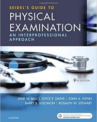 Seidel's Guide to Physical Examination: An Interprofessional Approach, 9e (True PDF)