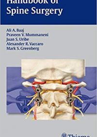 Handbook of Spine Surgery, 1e (Original Publisher PDF)