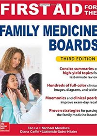 First Aid for the Family Medicine Boards, 3e (Original Publisher PDF)