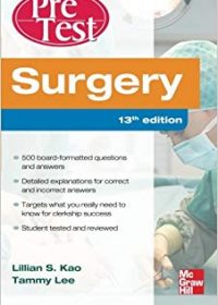 Surgery PreTest Self-Assessment and Review, 13e (Original Publisher PDF)