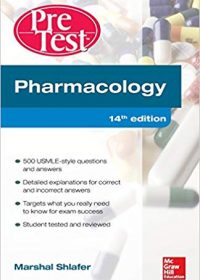 Pharmacology PreTest Self-Assessment and Review, 14e (Original Publisher PDF)