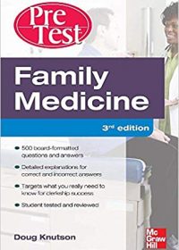 Family Medicine PreTest Self-Assessment And Review, 3e (Original Publisher PDF)