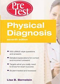 Physical Diagnosis PreTest Self Assessment and Review, 7e (Original Publisher PDF)