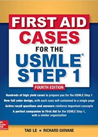 First Aid Cases for the USMLE Step 1, 4e (Original Publisher PDF)