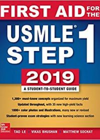 First Aid for the USMLE Step 1 2019 (Original Publisher PDF)