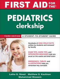 First Aid for the Pediatrics Clerkship, 3e (EPUB)