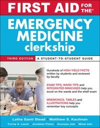 First Aid for the Emergency Medicine Clerkship, 3e (EPUB)