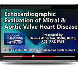 Echocardiographic Evaluation of Mitral & Aortic Valve Heart Disease (Videos+PDFs)